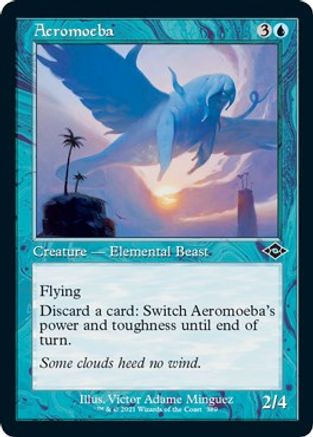 Aeromoeba (Retro Frame) (Foil Etched) (MH2-389) - Modern Horizons 2 Foil | Grognard Games