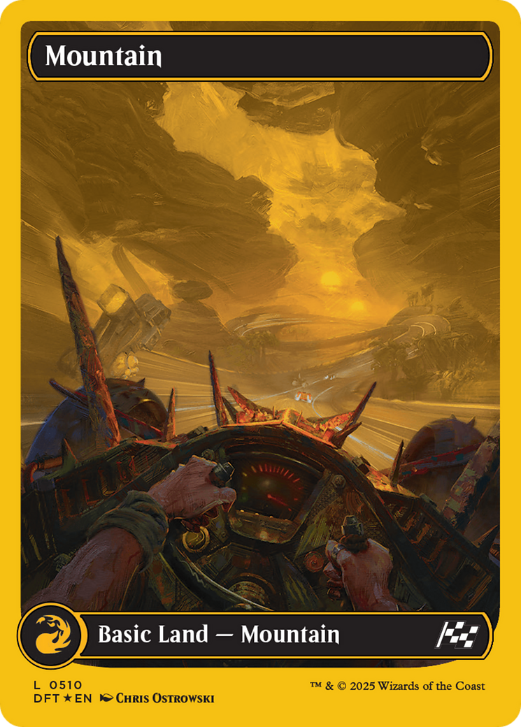 Mountain (0510) (First-Place Foil) [Aetherdrift] | Grognard Games