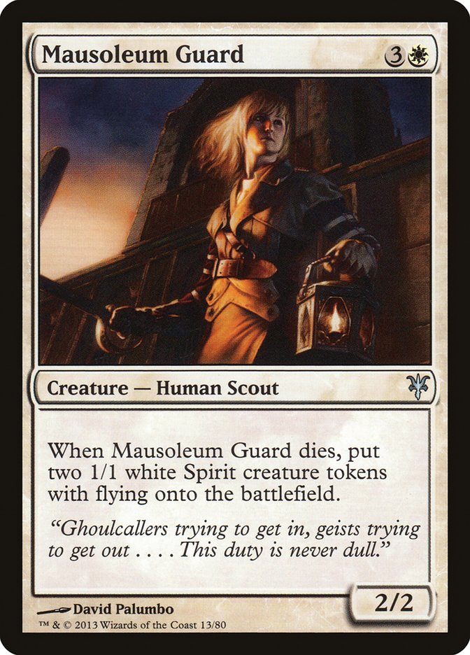 Mausoleum Guard [Duel Decks: Sorin vs. Tibalt] | Grognard Games