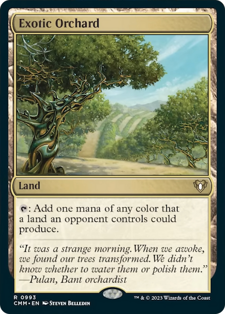 Exotic Orchard [Commander Masters] | Grognard Games