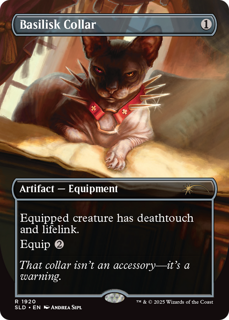 Basilisk Collar (SLD-1920) - Secret Lair Drop (Borderless) Foil | Grognard Games