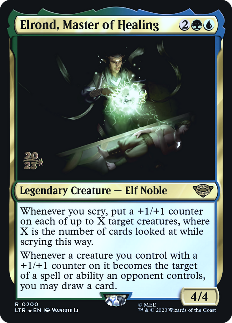 Elrond, Master of Healing [The Lord of the Rings: Tales of Middle-Earth Prerelease Promos] | Grognard Games