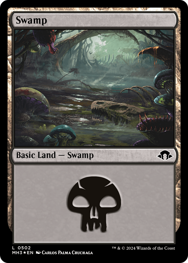 Swamp (0502) (Ripple Foil) [Modern Horizons 3] | Grognard Games