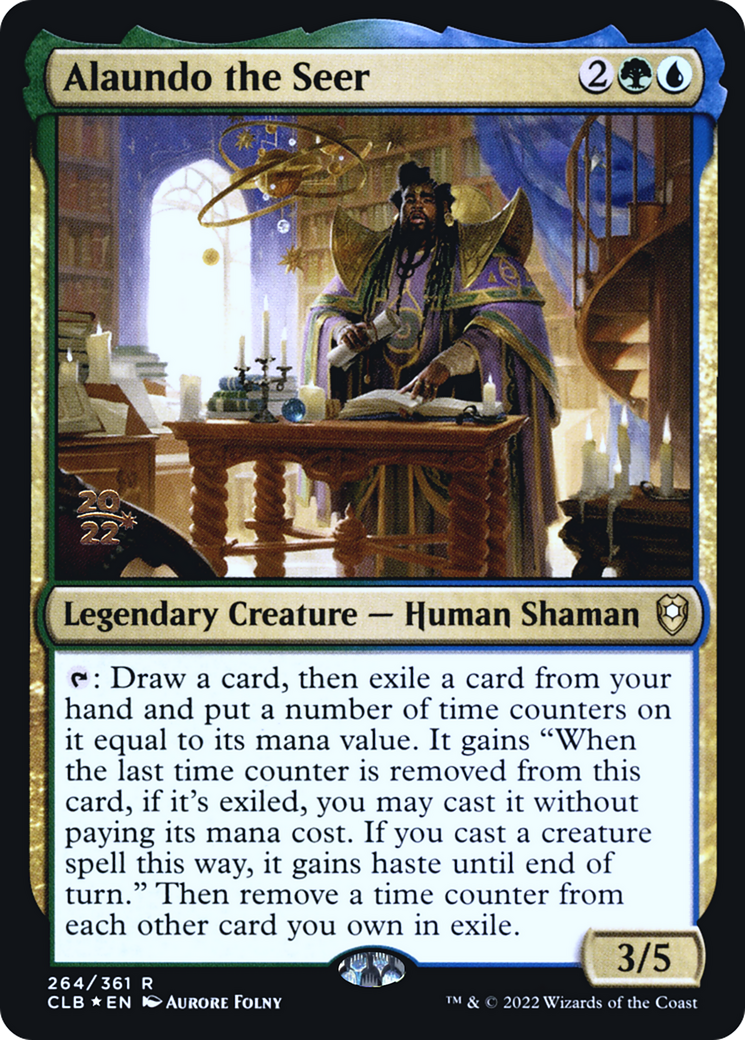 Alaundo the Seer [Commander Legends: Battle for Baldur's Gate Prerelease Promos] | Grognard Games
