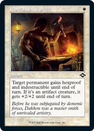 Blacksmith's Skill (Retro Frame) (Foil Etched) (MH2-381) - Modern Horizons 2 Foil | Grognard Games