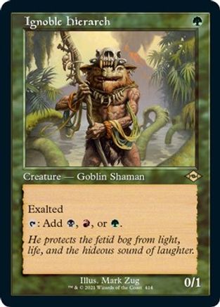 Ignoble Hierarch (Retro Frame) (Foil Etched) (MH2-414) - Modern Horizons 2 Foil | Grognard Games
