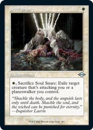 Soul Snare (Retro Frame) (Foil Etched) (MH2-387) - Modern Horizons 2 Foil | Grognard Games