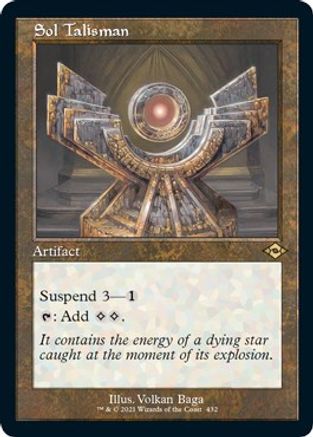 Sol Talisman (Retro Frame) (Foil Etched) (MH2-432) - Modern Horizons 2 Foil | Grognard Games