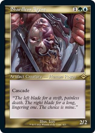 Shardless Agent (Retro Frame) (Foil Etched) (MH2-423) - Modern Horizons 2 Foil | Grognard Games
