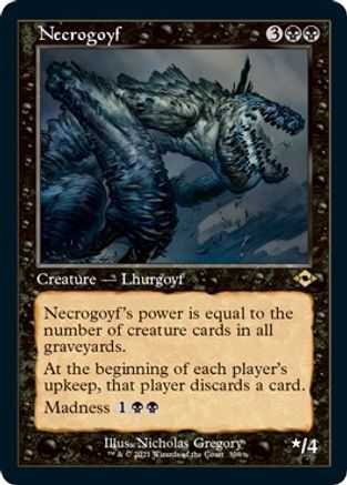 Necrogoyf (Retro Frame) (Foil Etched) (MH2-398) - Modern Horizons 2 Foil | Grognard Games