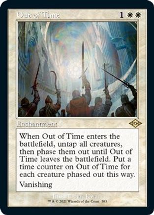 Out of Time (Retro Frame) (Foil Etched) (MH2-383) - Modern Horizons 2 Foil | Grognard Games