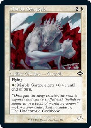 Marble Gargoyle (Retro Frame) (Foil Etched) (MH2-382) - Modern Horizons 2 Foil | Grognard Games