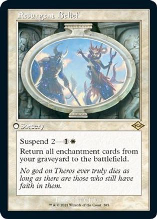 Resurgent Belief (Retro Frame) (Foil Etched) (MH2-385) - Modern Horizons 2 Foil | Grognard Games