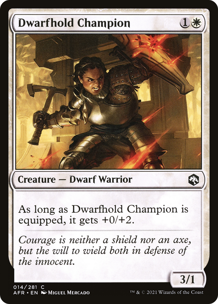Dwarfhold Champion [Dungeons & Dragons: Adventures in the Forgotten Realms] | Grognard Games