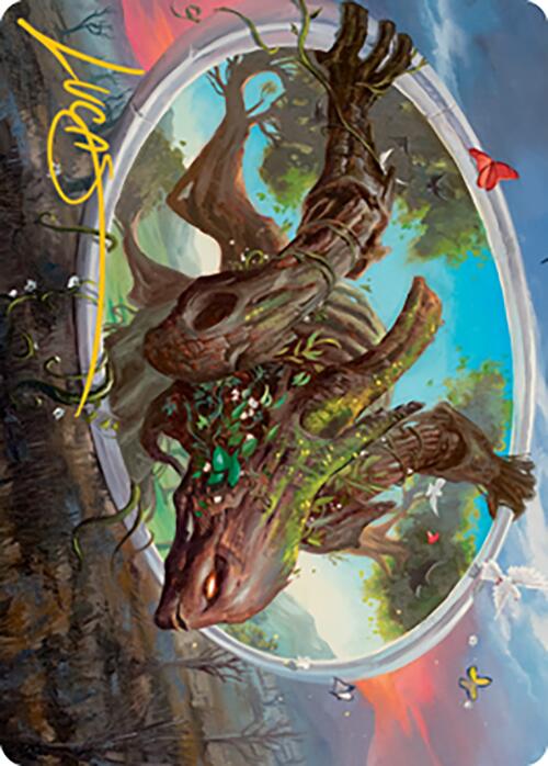 Gaea's Will Art Card (Gold-Stamped Signature) [Modern Horizons 2 Art Series] | Grognard Games