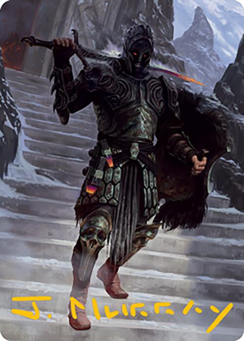 Dakkon, Shadow Slayer Art Card (49) (Gold-Stamped Signature) [Modern Horizons 2 Art Series] | Grognard Games