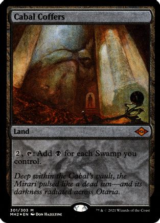Cabal Coffers (Foil Etched) (MH2-301) - Modern Horizons 2 Foil | Grognard Games