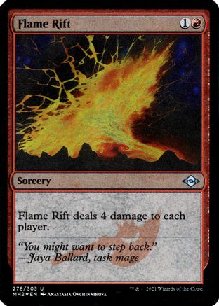 Flame Rift (Foil Etched) (MH2-278) - Modern Horizons 2 Foil | Grognard Games