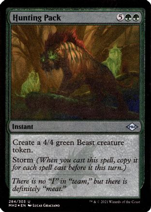Hunting Pack (Foil Etched) (MH2-284) - Modern Horizons 2 Foil | Grognard Games