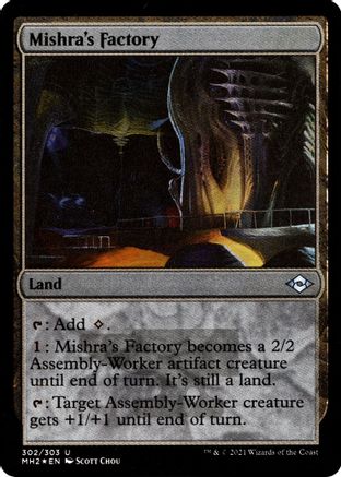 Mishra's Factory (Foil Etched) (MH2-302) - Modern Horizons 2 Foil | Grognard Games