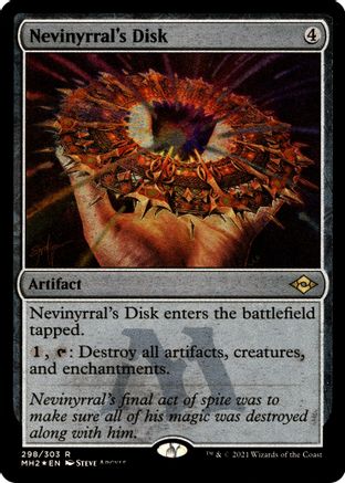 Nevinyrral's Disk (Foil Etched) (MH2-298) - Modern Horizons 2 Foil | Grognard Games
