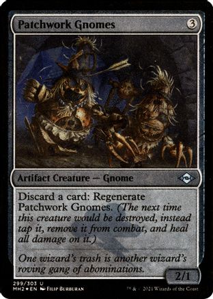 Patchwork Gnomes (Foil Etched) (MH2-299) - Modern Horizons 2 Foil | Grognard Games