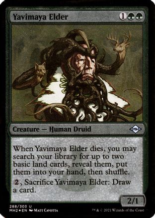 Yavimaya Elder (Foil Etched) (MH2-288) - Modern Horizons 2 Foil | Grognard Games