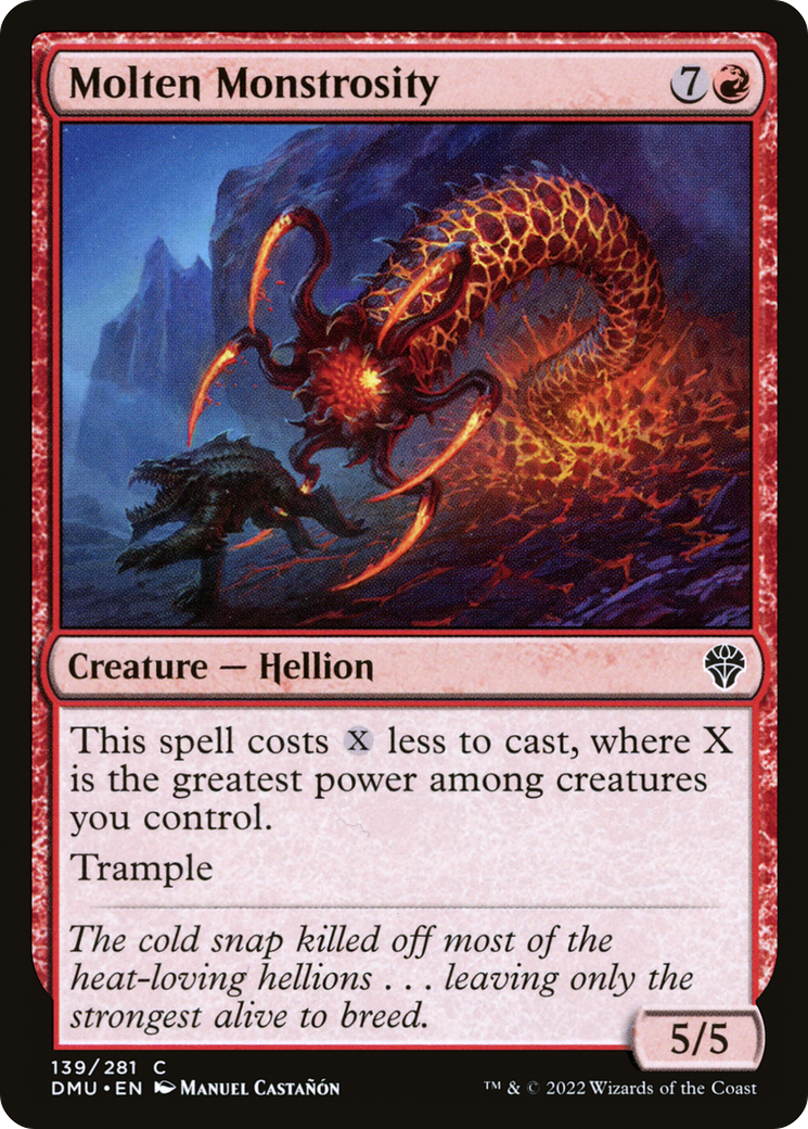 Molten Monstrosity (DMU-139) - Dominaria United Foil | Grognard Games