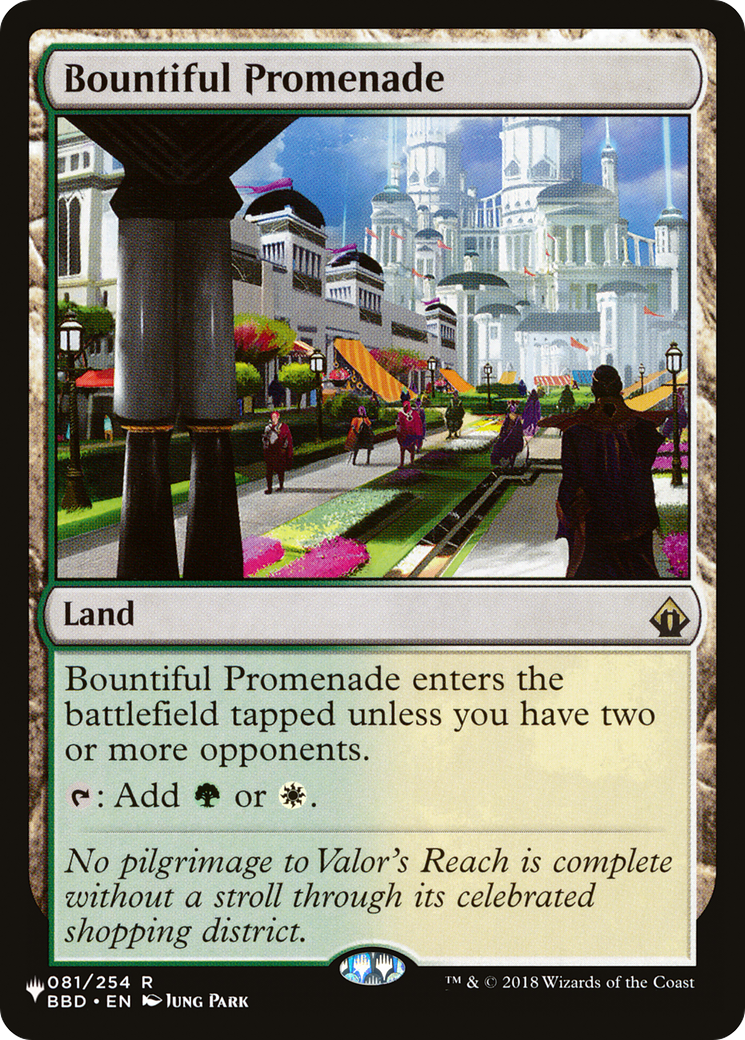 Bountiful Promenade [The List] | Grognard Games