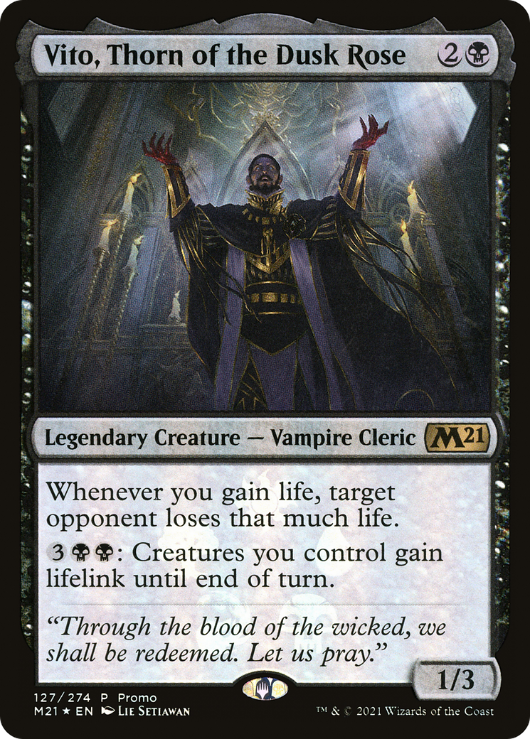 Vito, Thorn of the Dusk Rose [Resale Promos] | Grognard Games