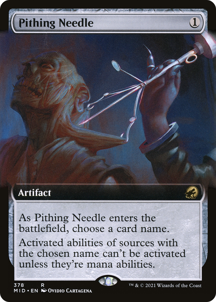 Pithing Needle (Extended) [Innistrad: Midnight Hunt] | Grognard Games