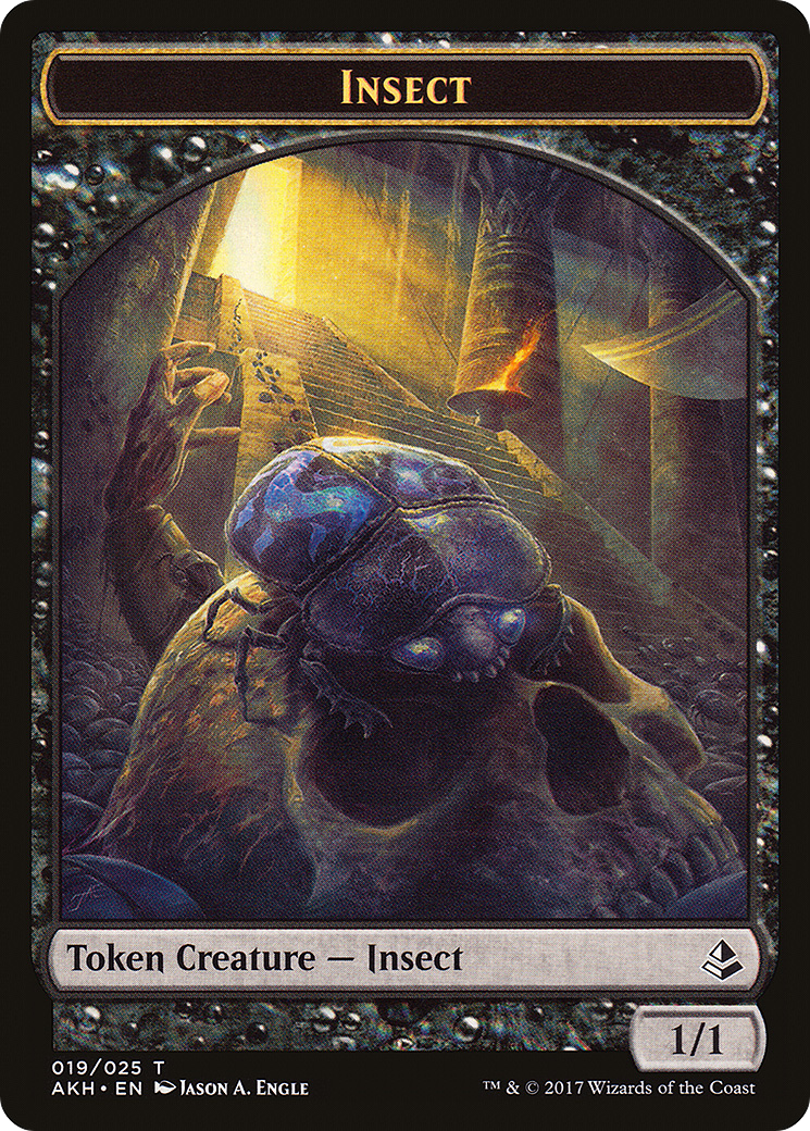Insect (AKH-019) - Amonkhet Tokens Foil | Grognard Games