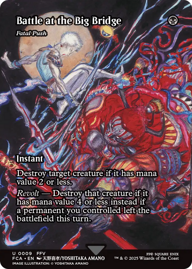 Battle at the Big Bridge - Fatal Push (Showcase) (FCA-009) - FINAL FANTASY: Through the Ages Foil | Grognard Games