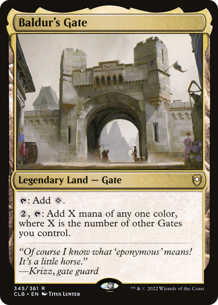 Baldur's Gate [Commander Legends: Battle for Baldur's Gate] | Grognard Games