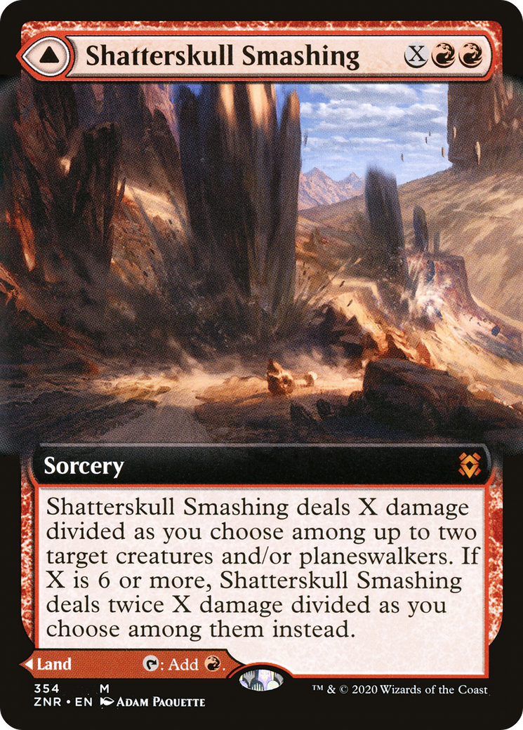 Shatterskull Smashing // Shatterskull, the Hammer Pass (Extended) [Zendikar Rising] | Grognard Games