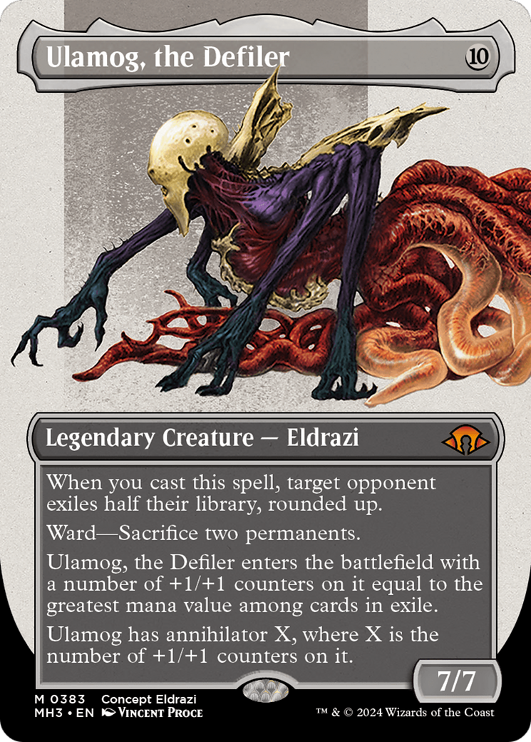 Ulamog, the Defiler (Borderless) (Serialized) [Modern Horizons 3] | Grognard Games