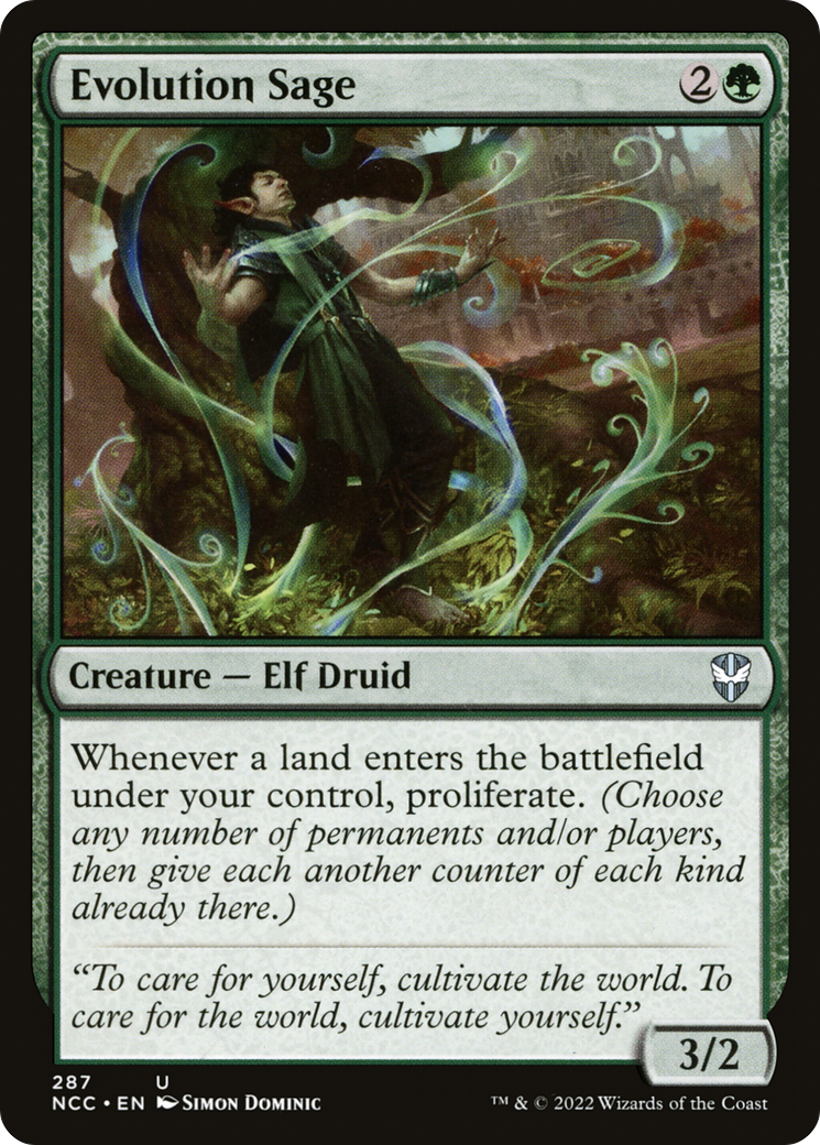 Evolution Sage [Streets of New Capenna Commander] | Grognard Games
