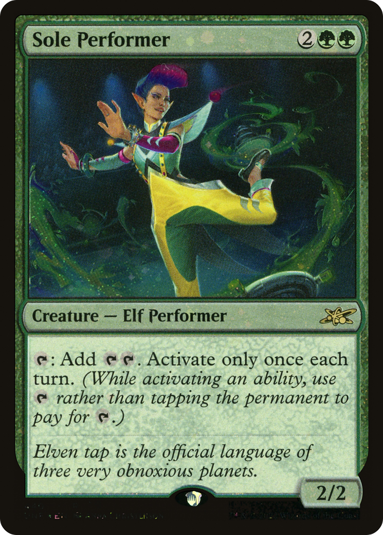 Sole Performer (Galaxy Foil) [Unfinity] | Grognard Games