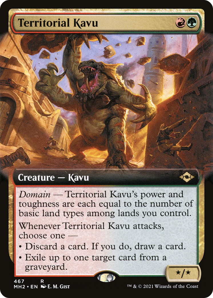 Territorial Kavu (Extended Art) [Modern Horizons 2] | Grognard Games