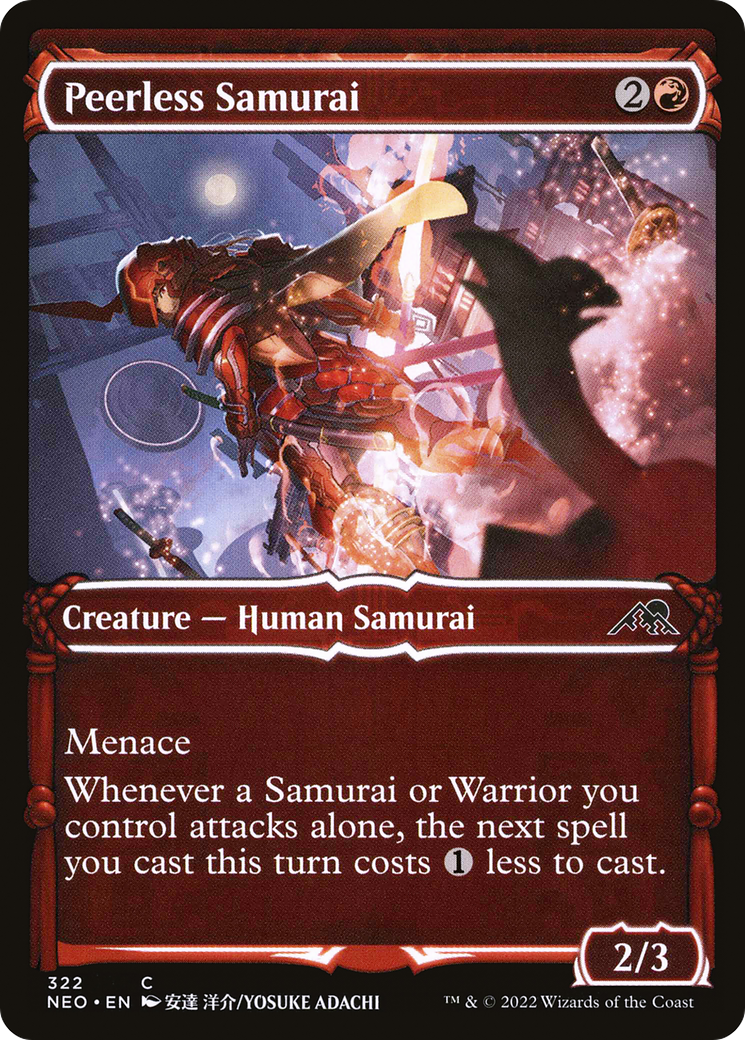 Peerless Samurai (Showcase Samurai) [Kamigawa: Neon Dynasty] | Grognard Games