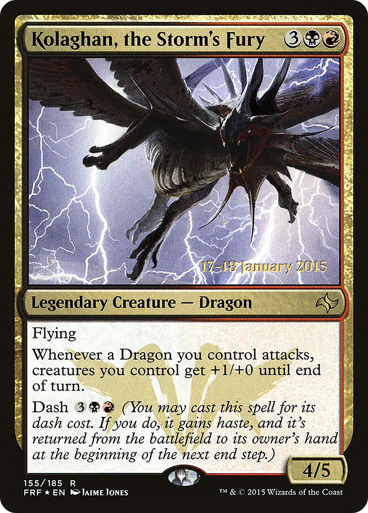 Kolaghan, the Storm's Fury  [Fate Reforged Prerelease Promos] | Grognard Games