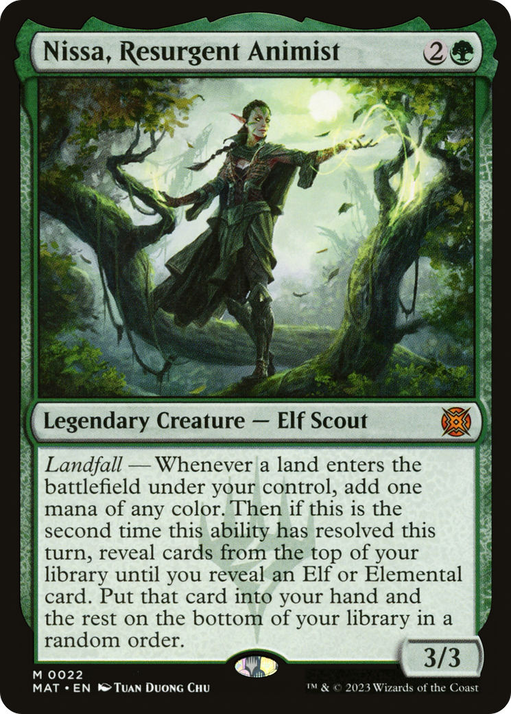 Nissa, Resurgent Animist [March of the Machine: The Aftermath] | Grognard Games