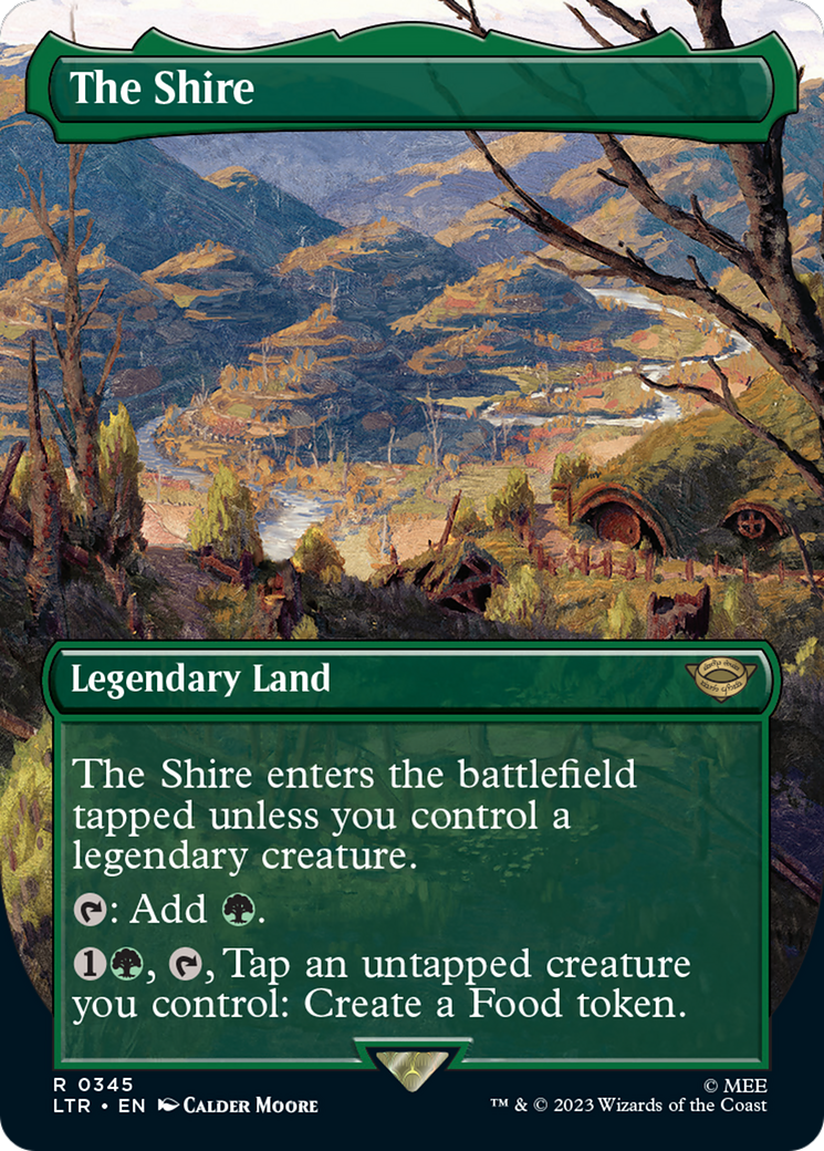 The Shire (Borderless Alternate Art) [The Lord of the Rings: Tales of Middle-Earth] | Grognard Games