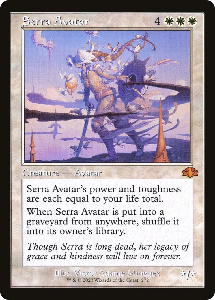 Serra Avatar (Retro) [Dominaria Remastered] | Grognard Games