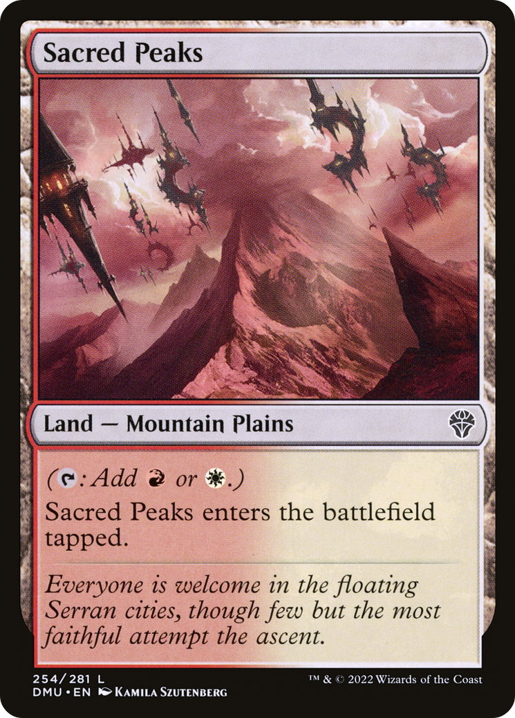 Sacred Peaks [Dominaria United] | Grognard Games