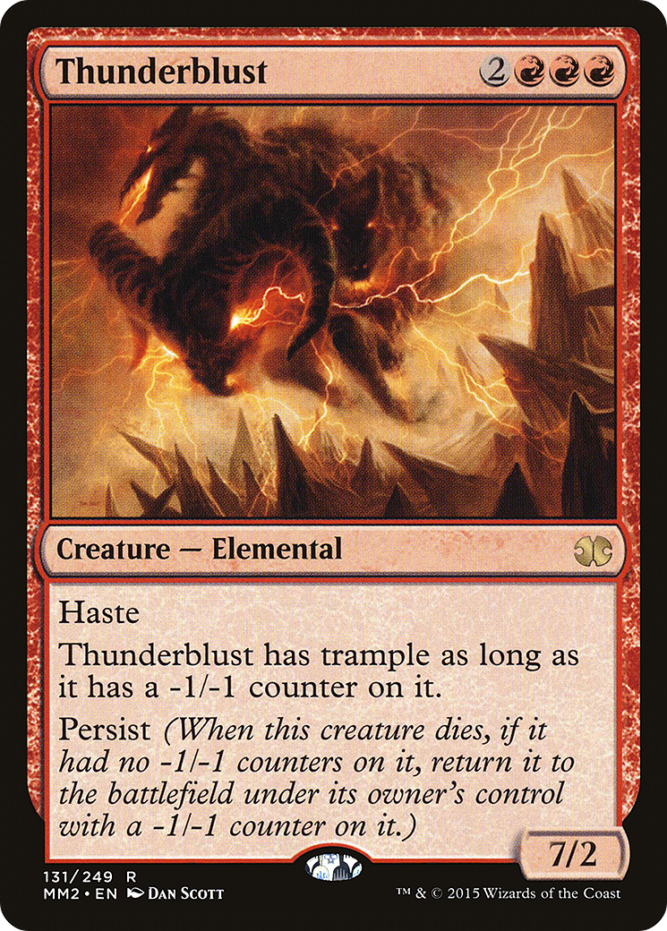 Thunderblust (MM2-131) - Modern Masters 2015 | Grognard Games