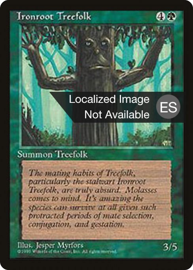 Ironroot Treefolk [Fourth Edition (Foreign Black Border)] | Grognard Games