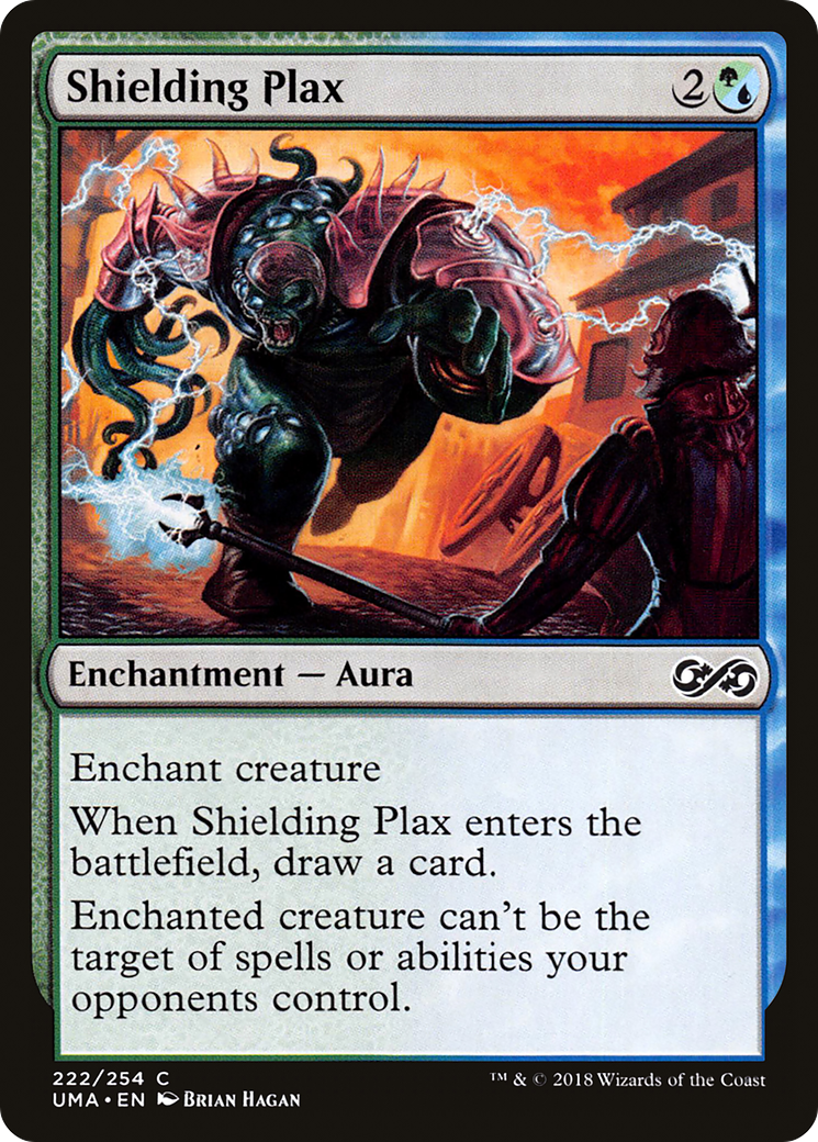 Shielding Plax (UMA-222) - Ultimate Masters Foil | Grognard Games