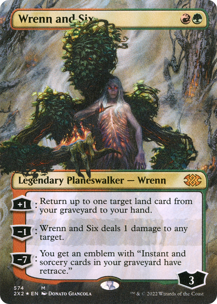 Wrenn and Six (Textured Foil) [Double Masters 2022] | Grognard Games