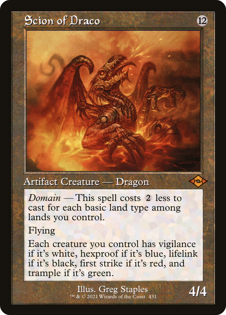 Scion of Draco (Retro) [Modern Horizons 2] | Grognard Games